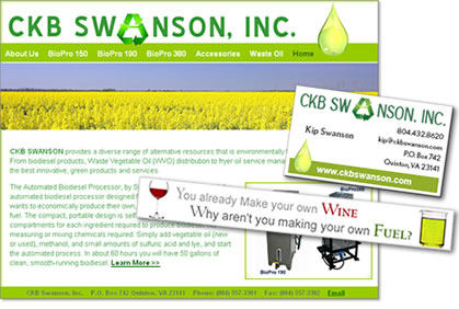 environmental company web site design company, marketing and advertising for green company
