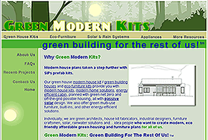 green company, enivronmentally friendly web site design company